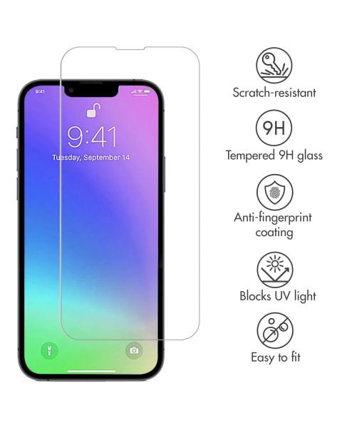 Displayschutz aus gehärtetem Glas für das iPhone 13 Mini