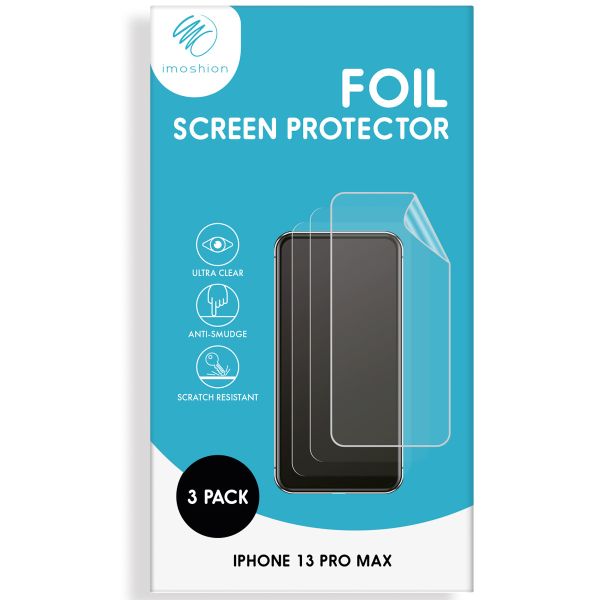 iMoshion 3 Pack foil screen protector iPhone 13 Pro Max