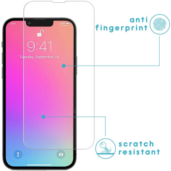 iMoshion Screenprotector Gehard Glas iPhone 13 / 13 Pro