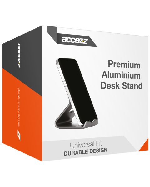 Handyhalterung für den Schreibtisch - Tablethalter für den Schreibtisch - Premium - Aluminium - Grau