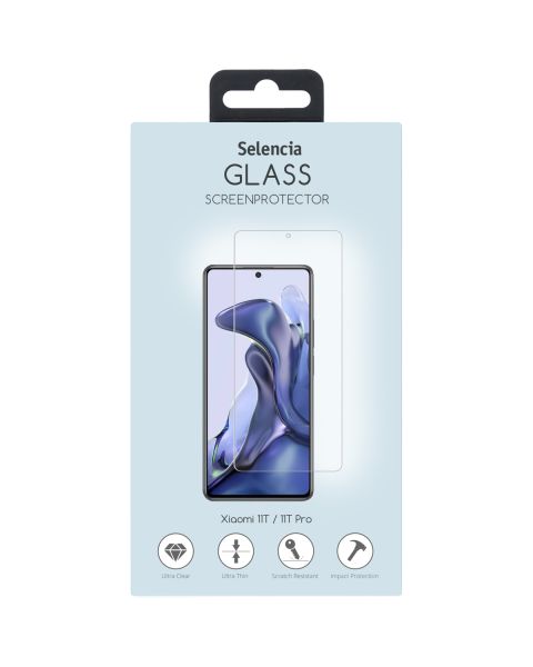 Displayschutz aus gehärtetem Glas für das Xiaomi 11T (Pro)