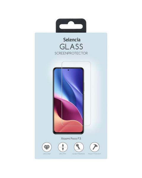 Displayschutz aus gehärtetem Glas für das Xiaomi Poco F3