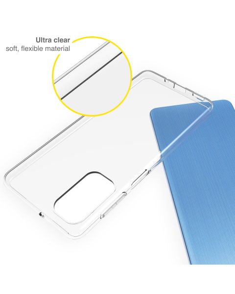 TPU Clear Cover für das Samsung Galaxy M52 - Transparent