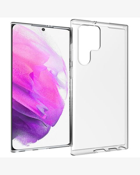 TPU Clear Cover für das Samsung Galaxy S22 Ultra - Transparent