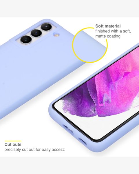 Liquid Silikoncase für das Samsung Galaxy S22 - Violett