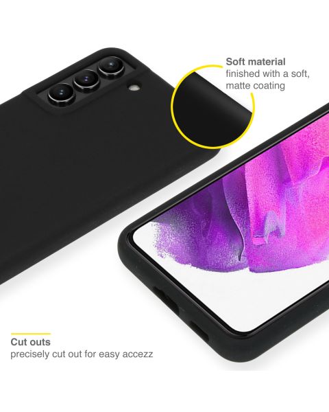 Liquid Silikoncase für das Samsung Galaxy S22 Plus - Schwarz