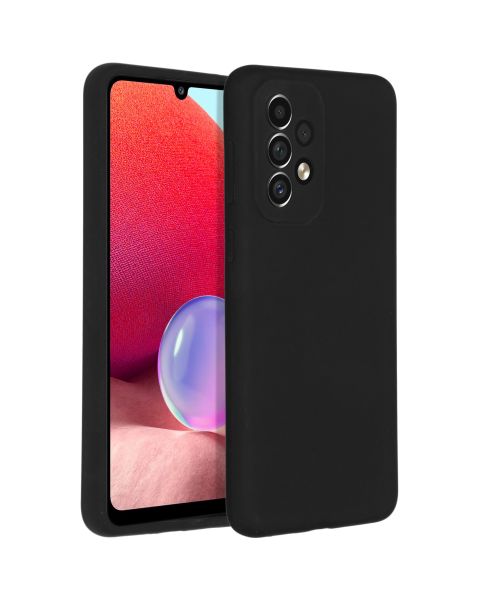 Liquid Silikoncase für das Samsung Galaxy A33 - Schwarz