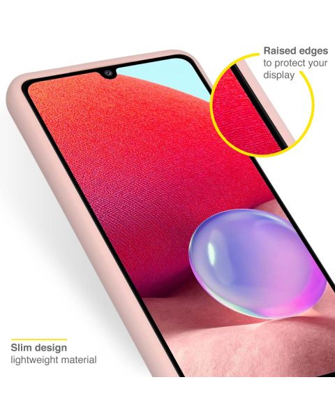 Liquid Silikoncase für das Samsung Galaxy A33 - Rosa