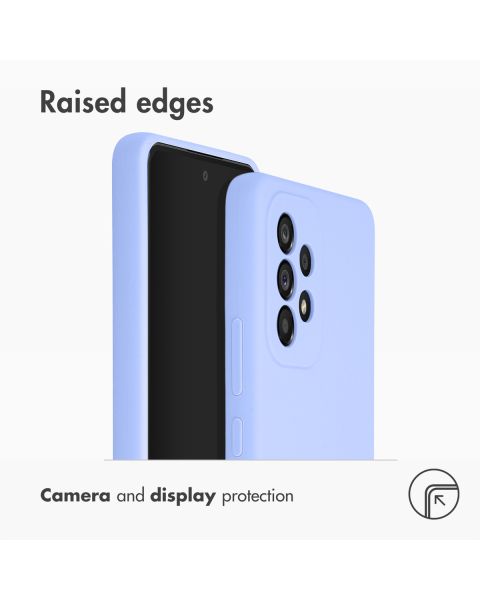 Liquid Silikoncase für das Samsung Galaxy A53 - Violett