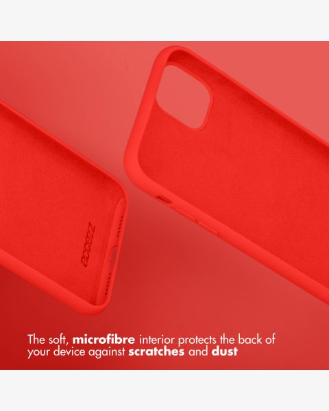 Liquid Silikoncase für das Samsung Galaxy A53 - Rot