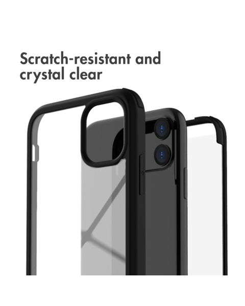 Accezz 360° Full Protective Cover iPhone 11 - Zwart / Schwarz / Black