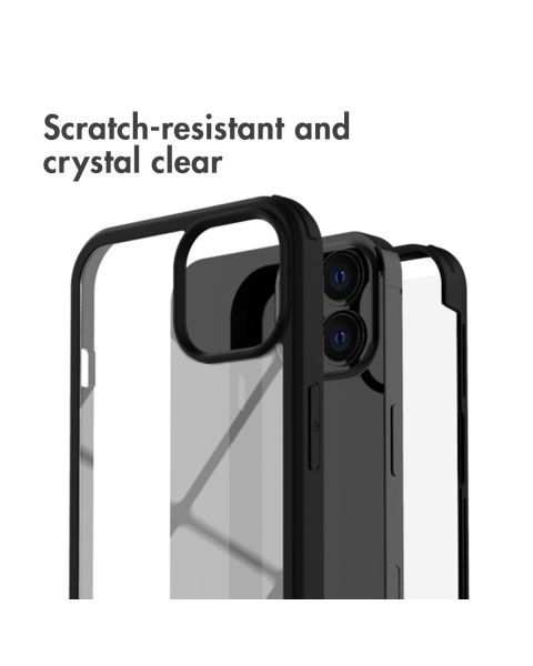 360° Rundumschutzhülle für das iPhone 12 (Pro) - Schwarz