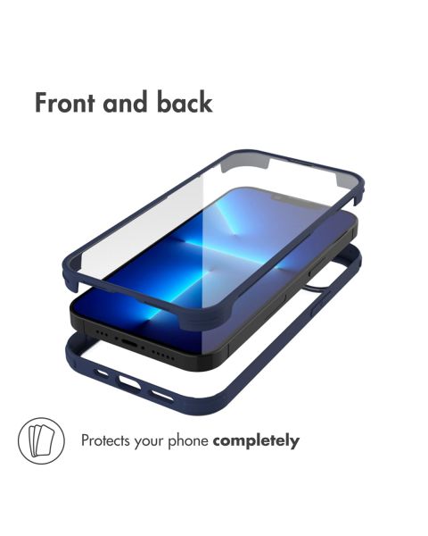 360° Rundumschutzhülle für das iPhone 13 Mini - Blau
