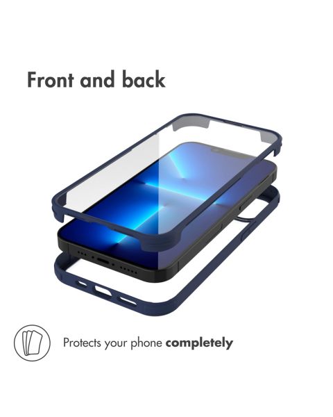 360° Rundumschutzhülle für das iPhone 13 Pro Max - Blau