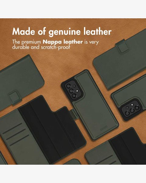 Accezz Premium Leather 2 in 1 Wallet Bookcase Samsung Galaxy A53 - Groen / Grün  / Green