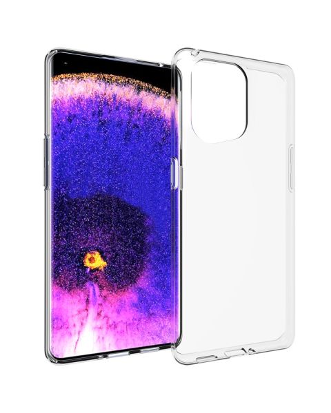 TPU Clear Cover für das Oppo Find X5 5G - Transparent