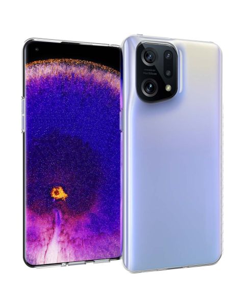 TPU Clear Cover für das Oppo Find X5 Pro 5G - Transparent