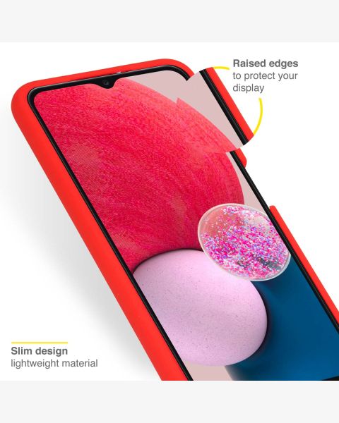 Liquid Silikoncase für das Samsung Galaxy A13 (4G) - Rot