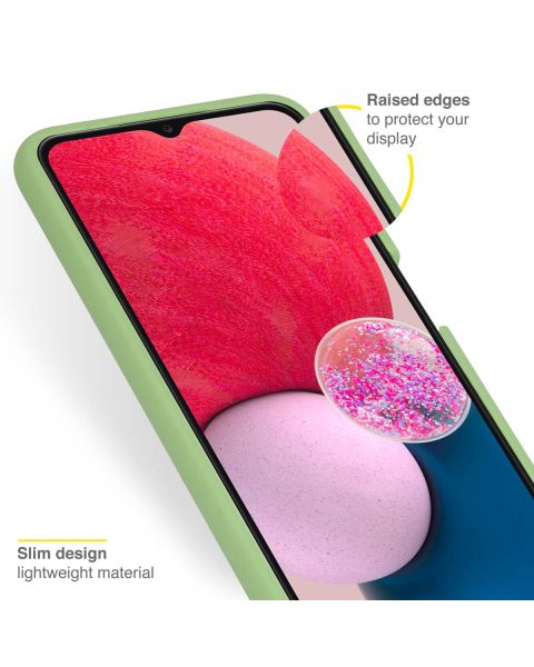 Liquid Silikoncase für das Samsung Galaxy A13 (4G) - Grün