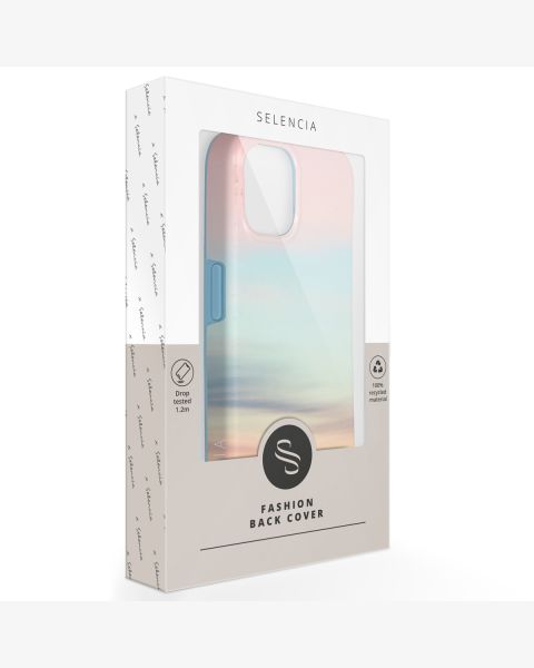 Aurora Fashion Back Case für das Samsung Galaxy S22 - Strapazierfähige Hülle - 100 % recycelt - Sky Sunset Multicolor