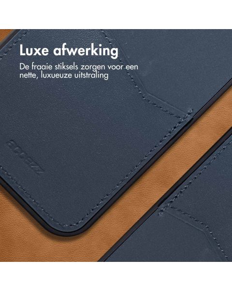 Premium Leather Card Slot Back Cover für das Samsung Galaxy S21 - Dunkelblau