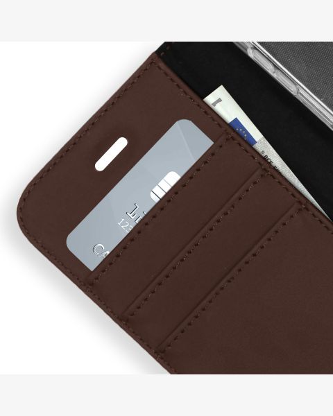 Wallet TPU Klapphülle für das iPhone 14 Pro - Braun