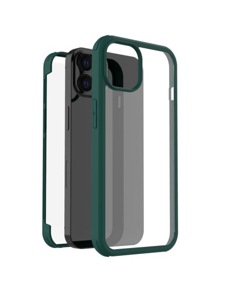 360° Rundumschutzhülle für das iPhone 14 Pro - Grün