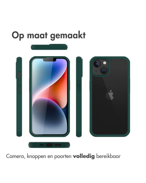 360° Rundumschutzhülle für das iPhone 14 Plus - Grün