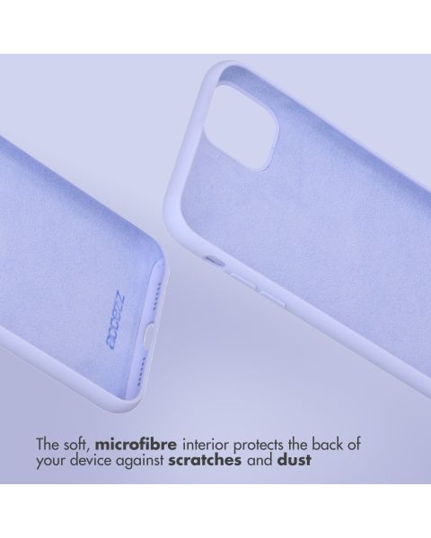 Liquid Silikoncase für das iPhone 14 Pro - Violett