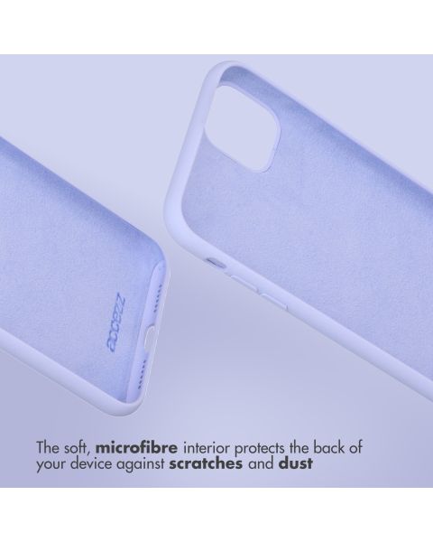 Liquid Silikoncase für das iPhone 14 Pro - Violett