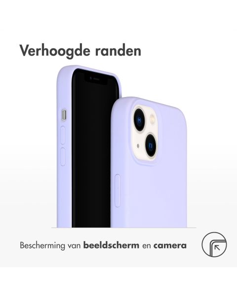 Liquid Silikoncase mit MagSafe für das iPhone 14 - Violett