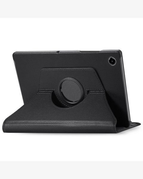 Accezz 360° draaibare Bookcase Samsung Galaxy Tab A8 - Zwart / Schwarz / Black