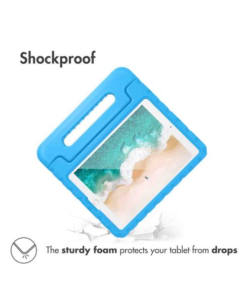 Accezz Kidsproof Backcover met handvat iPad 10.2 (2019 / 2020 / 2021) - Blauw / Blau / Blue