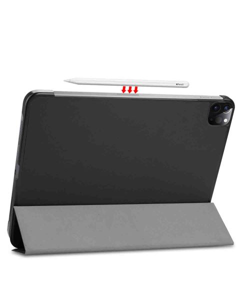 Accezz Trifold Bookcase iPad Pro 11 (2022 - 2018) - Zwart / Schwarz / Black