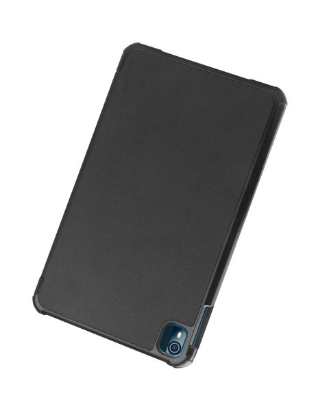 Accezz Trifold Bookcase Nokia T10 - Zwart / Schwarz / Black