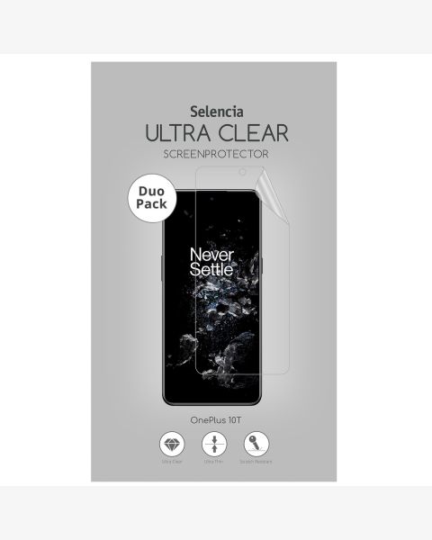 Selencia Duo Pack Ultra Clear Screenprotector Nokia T10