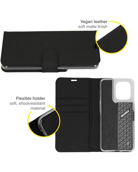 Wallet TPU Klapphülle für das Oppo Reno 8 5G - Schwarz