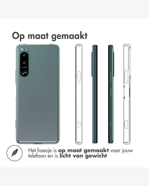 TPU Clear Cover für das Sony Xperia 5 IV - Transparent