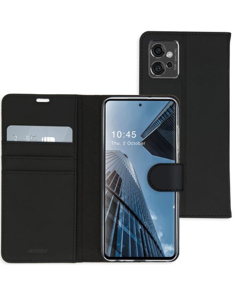 Wallet TPU Klapphülle für das Motorola Moto G32 - Schwarz