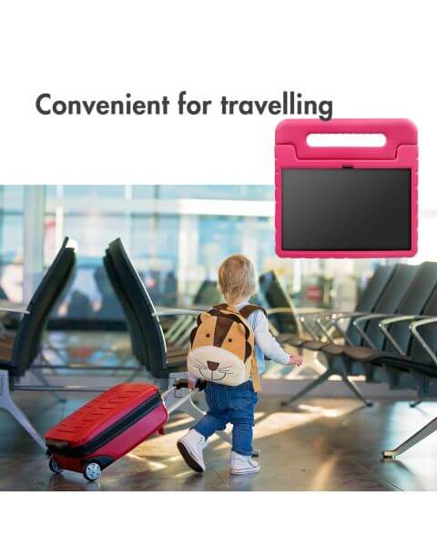 Accezz Kidsproof Backcover met handvat iPad 10.9 (2022) - Dusty Pink