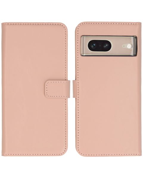 Echtleder Klapphülle für das Google Pixel 7 - Dusty Pink