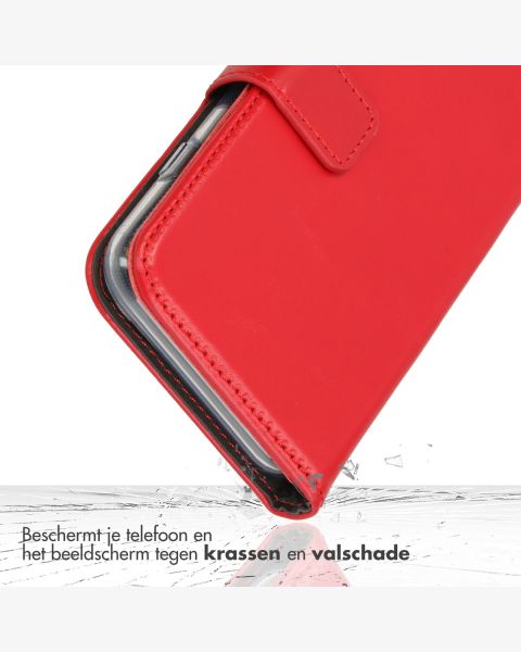Echtleder Klapphülle für das Samsung Galaxy S23 - Rot
