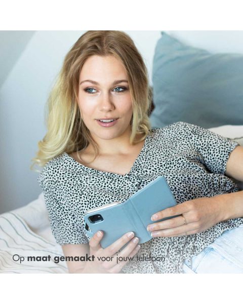 Echtleder Klapphülle für das Samsung Galaxy S23 Ultra - Air Blue