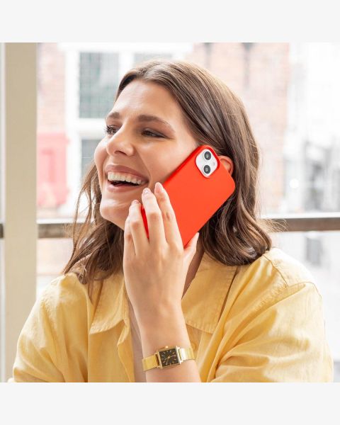 Accezz Liquid Silicone Backcover Google Pixel 7 - Rood / Rot / Red