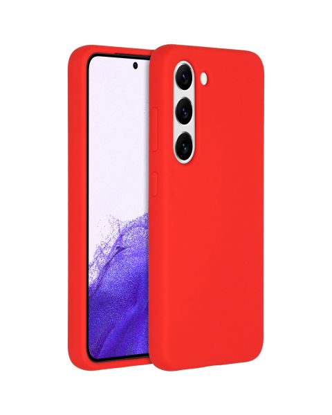 Liquid Silikoncase für das Samsung Galaxy S23 - Rot