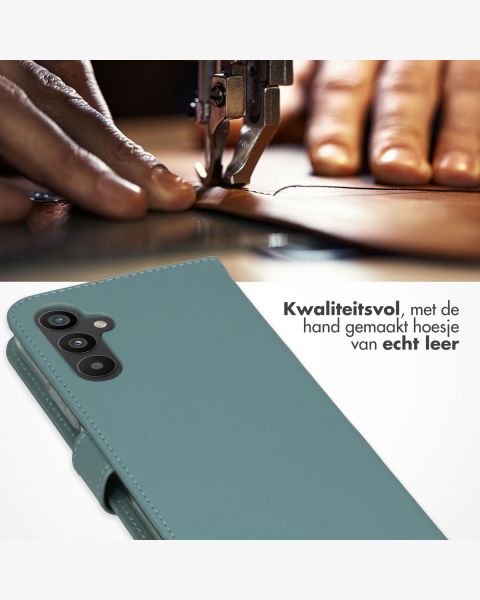 Echtleder Klapphülle für das Samsung Galaxy A34 (5G) - Air Blue