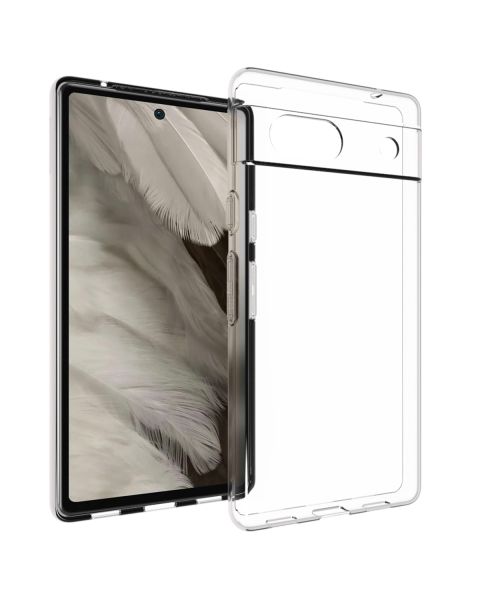 TPU Clear Cover für das Google Pixel 7a - Transparent