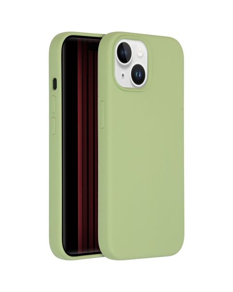 Liquid Silikoncase mit MagSafe für das iPhone 15 - Grün