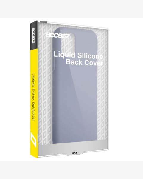 Liquid Silikoncase mit MagSafe für das iPhone 15 Pro - Lavender Grey