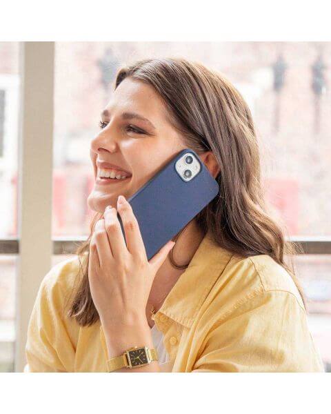 Liquid Silikoncase für das Samsung Galaxy Z Flip 5 - Dunkelblau